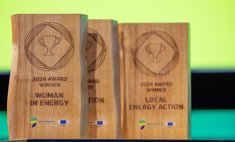 Los premios EUSEW se otorgan en tres categorías: Innovación, Acción Energética Local y Mujer en Energía.