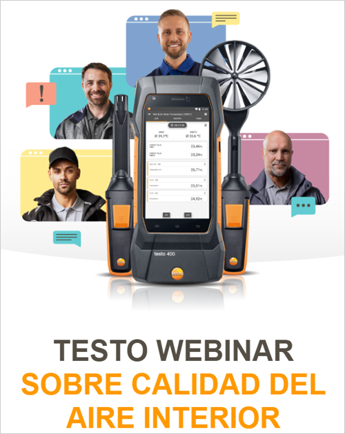 Webinar de Testo sobre calidad del aire interior