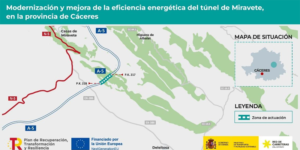 Las obras para modernizar y mejorar la eficiencia energética en el túnel de Miravete salen a licitación