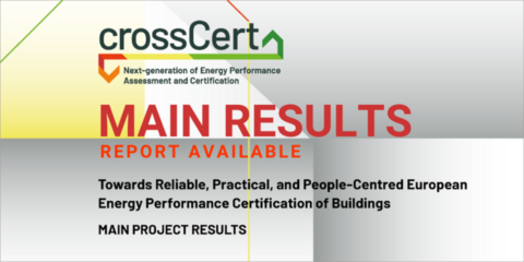 El proyecto crossCert publica sus resultados para los certificados de eficiencia energética de edificios