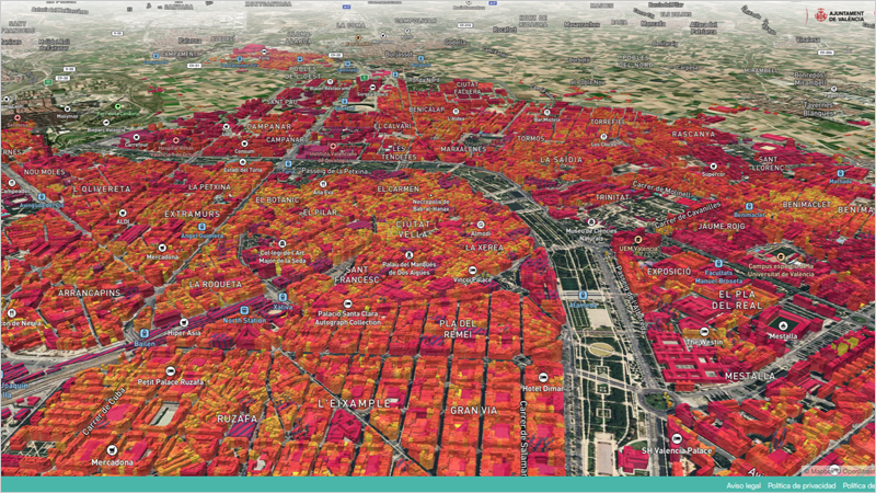 El nuevo mapa solar interactivo de Valencia facilita la toma de decisiones para pasarse a la energía solar