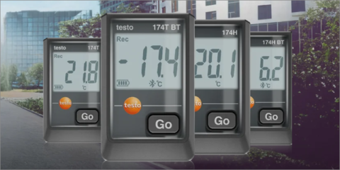 Nuevos data loggers testo 174 para la medición y el registro de la temperatura y humedad