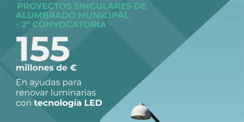La segunda convocatoria de ayudas para modernizar el alumbrado municipal destina 155 millones