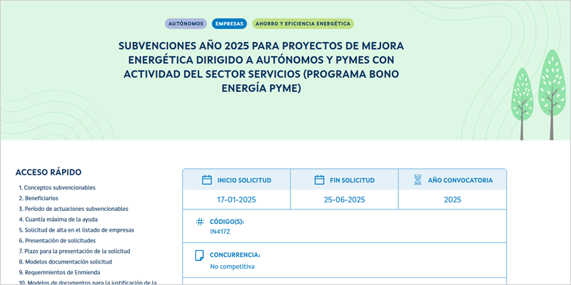 Abierto el plazo de solicitud del Bono Energía Pyme en Galicia para mejoras de eficiencia energética