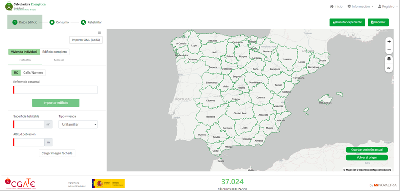 La nueva versión permite acceder a los datos del catastro o incluir soluciones como la aerotermia como medida de ahorro de consumo energético.