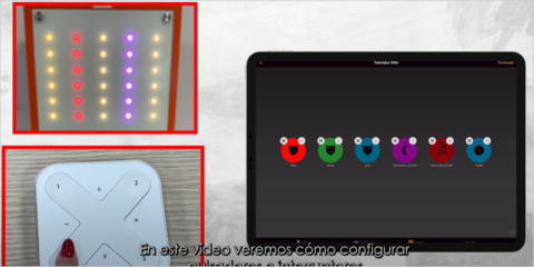 Electrónica OLFER muestra cómo configurar pulsadores en la app de Casambi para el control de luminarias