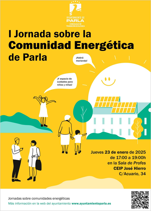 La comunidad energética de Parla para promover el ahorro energético se dará a conocer en una jornada