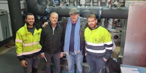 La comunidad de propietarios de Pozo de las Nieves se conecta a la red de calor de Cuenca