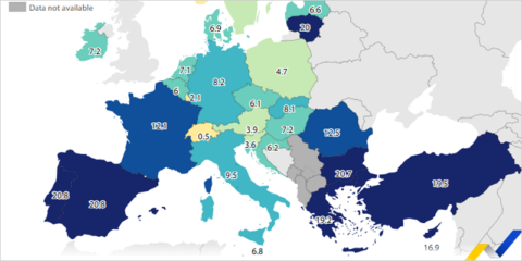 El 10,6% de la población de la Unión Europea no pudo mantener su hogar caliente en 2023