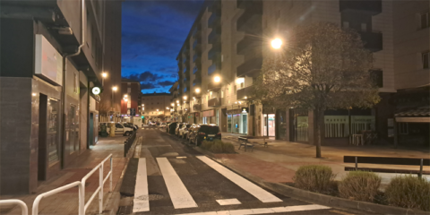 El nuevo alumbrado público de Ansoáin permitirá mejorar la eficiencia energética