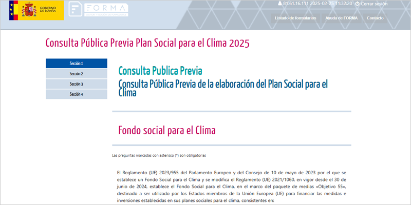 La elaboración del Plan Social para el Clima para microempresas y hogares vulnerables se abre a consulta pública