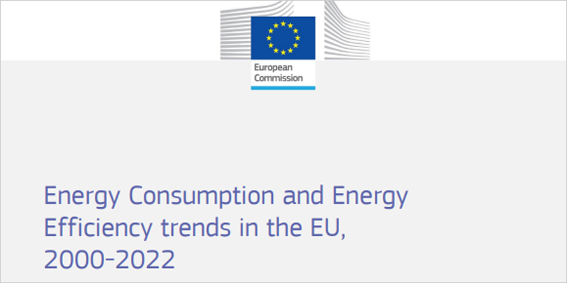 Un informe analiza las tendencias de consumo energético y eficiencia energética en la UE