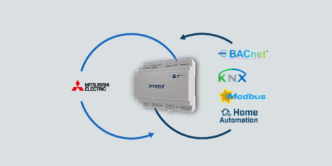 Climatización eficiente con las pasarelas de Intesis para integrar bombas de calor Air to Water