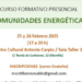 Jornada formativa con herramientas para crear y gestionar comunidades energéticas locales en Montilla