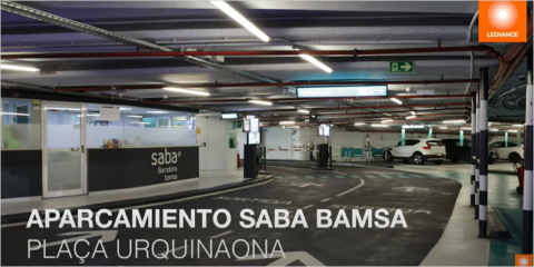 LEDVANCE moderniza la iluminación del aparcamiento Saba Bamsa Plaça Urquinaona