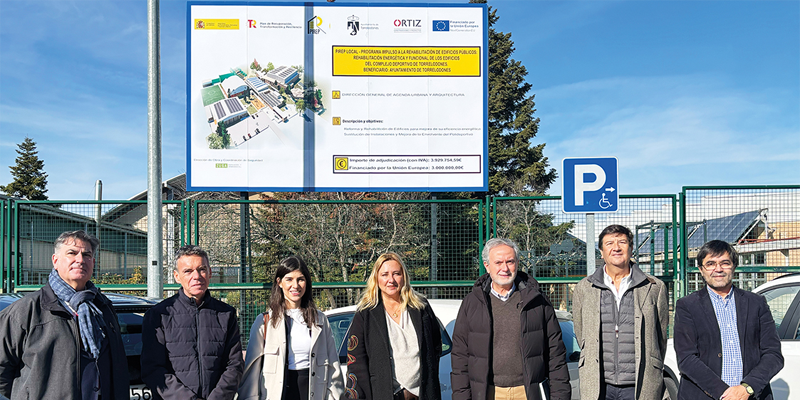 En marcha las obras para mejorar la eficiencia energética del complejo deportivo de Torrelodones