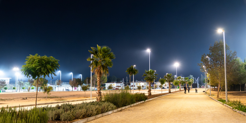 El Parque de la Antena se ilumina con proyectores Floodlight Performance instalados por LEDVANCE.