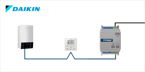 Una pasarela de Intesis permite conectar las bombas de calor Daikin Altherma 3 a redes Modbus RTU