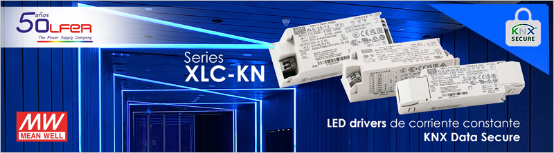 Electrónica OLFER comercializa la serie XLC-KN de LED drivers para sistemas de iluminación en edificios inteligentes