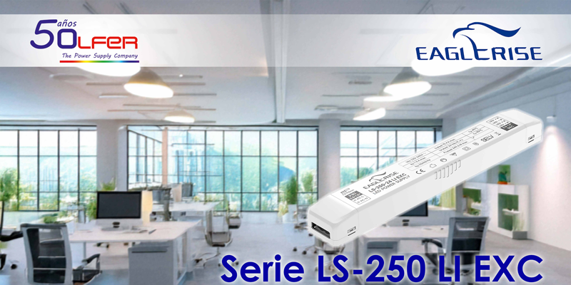 Electrónica OLFER cuenta en su catálogo con la serie LS-250 LI EXC de LED drivers