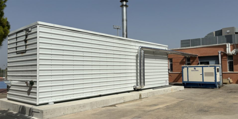 La UCA instala calderas de biomasa en el Complejo Deportivo del Campus de Puerto Real