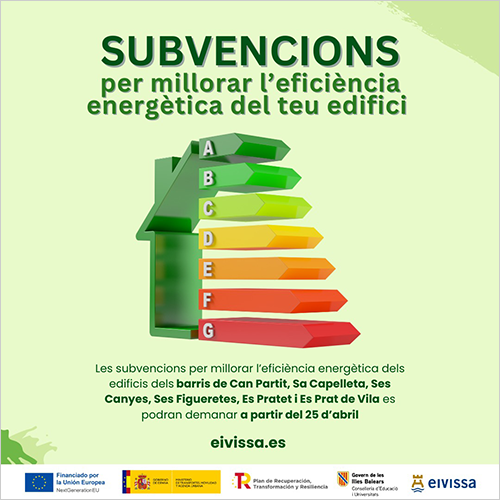 Abierto el plazo de las ayudas para mejorar la eficiencia energética de los edificios en barrios de Ibiza