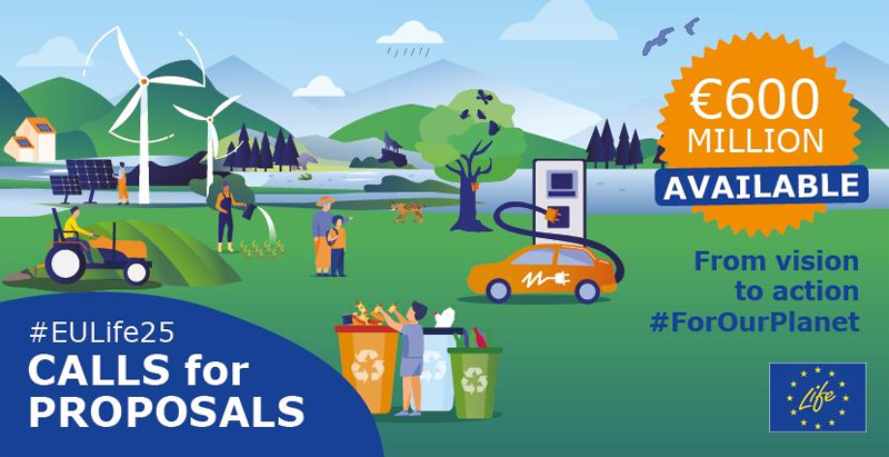 Las convocatorias LIFE 2025 financiarán acciones para la transición hacia energías limpias