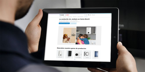La evolución de Junkers a Bosch continúa con la presentación de la renovación de su web