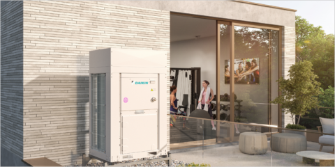 Nueva bomba de calor Full-Inverter aire-agua EWYE-CZ para alta temperatura de Daikin