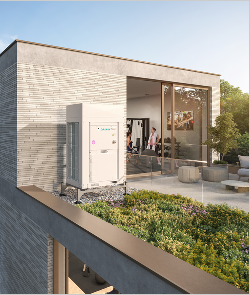 Nueva bomba de calor Inverter aire-agua EWYE-CZ para alta temperatura de Daikin