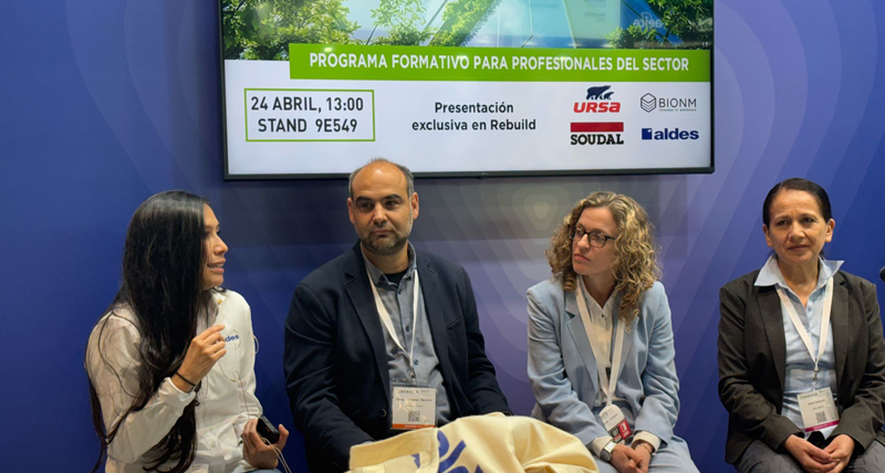 Programa formativo para una edificación sostenible y descarbonizada con Aldes, Bionm, Soudal y Ursa