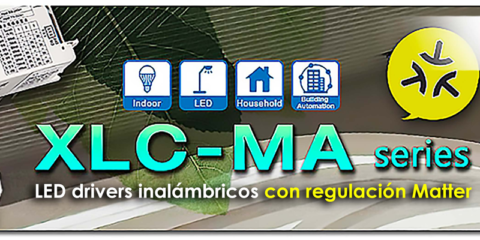 Electrónica OLFER distribuye la serie XLC-MA: LED drivers inalámbricos con regulación Matter
