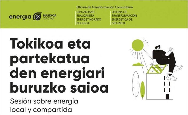 La introducción a las comunidades energéticas se abordará en la primera sesión el 29 de abril.
