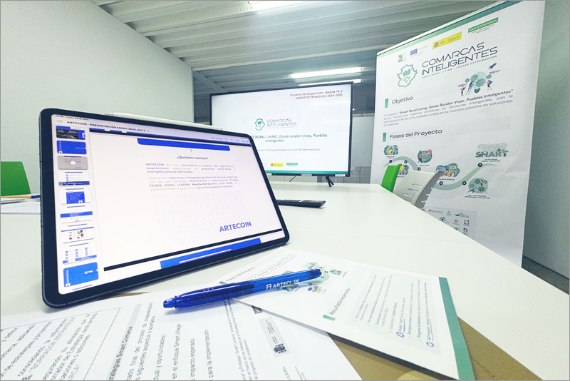Artecoin lidera la coordinación técnica del proyecto Smart Rural Living de Extremadura