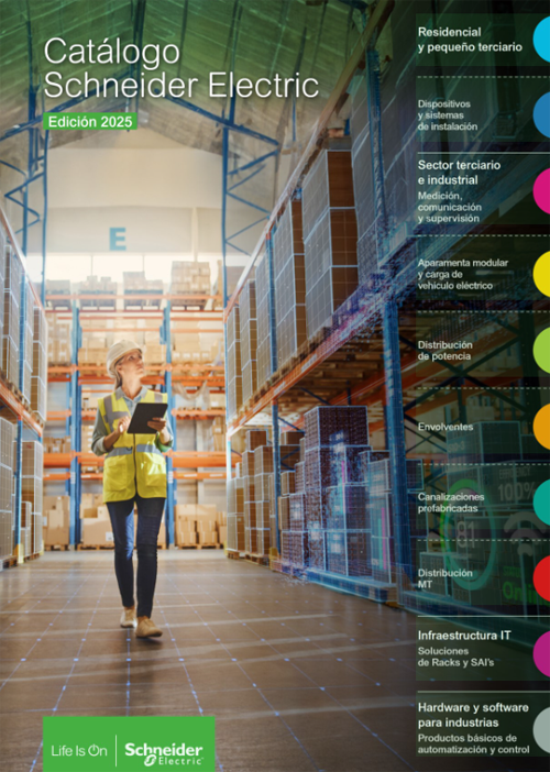 El catálogo general interactivo 2025 de Schneider Electric incluye soluciones para optimizar la eficiencia energética