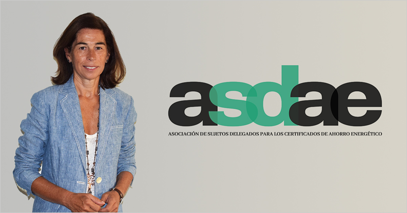 Elena González Sánchez, presidenta de la Asociación de Sujetos Delegados para los Certificados de Ahorro Energético (ASDAE)