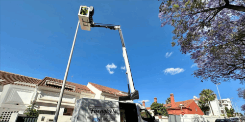 El Ayuntamiento de Fuengirola inicia los trabajos para incluir LED en la totalidad del alumbrado público