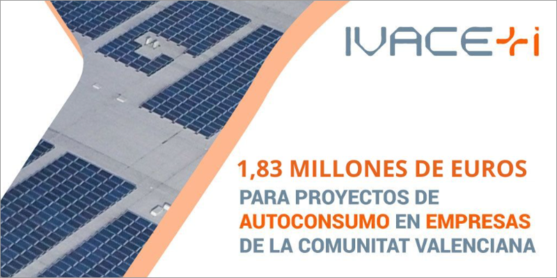 Nuevo lote de ayudas para apoyar 81 proyectos de autoconsumo en empresas de la Comunidad Valenciana