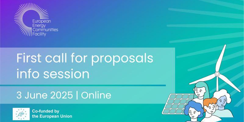El Mecanismo de Comunidades Energéticas Europeas lanza una convocatoria para proyectos de energía limpia