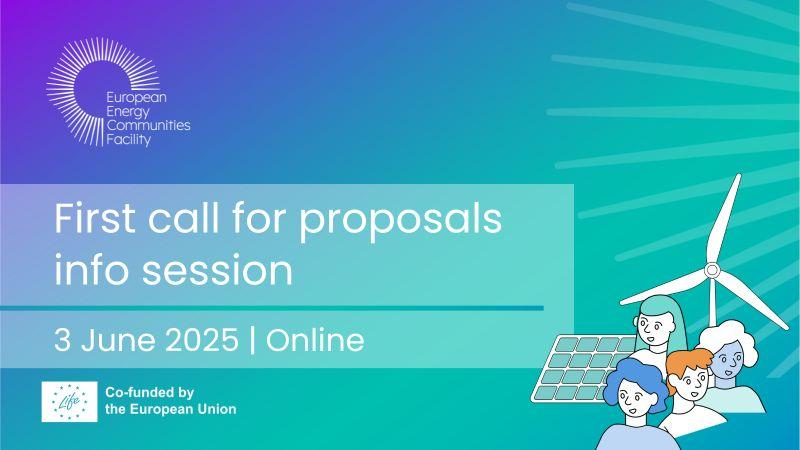 El Mecanismo de Comunidades Energéticas Europeas lanza una convocatoria para proyectos de energía limpia