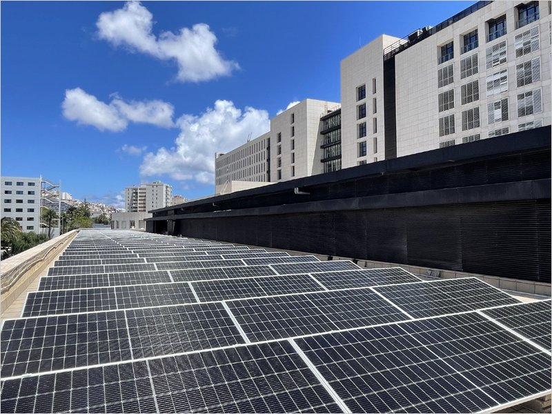 El Insular Materno-Infantil de Gran Canaria inicia la instalación de paneles fotovoltaicos