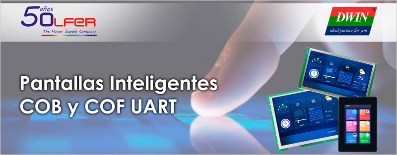 Nuevas pantallas inteligentes con bajo consumo de energía incluidas en el catálogo de Electrónica OLFER