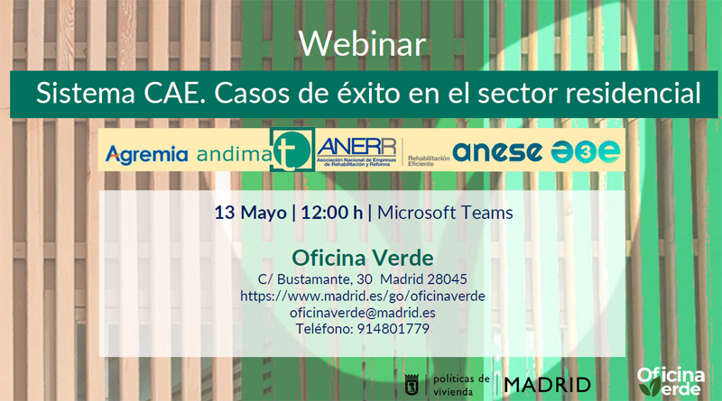 Jornada en Madrid sobre casos de éxito en el sector residencial del Sistema de Certificados de Ahorro Energético