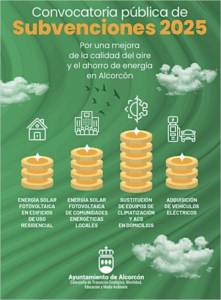 Las actuaciones subvencionables incluyen la instalación de energía solar, la sustitución de equipos de climatización y la adquisición de vehículos eléctricos.