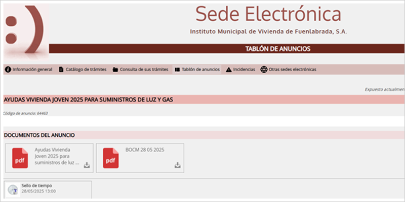 El Ayuntamiento de Fuenlabrada abre las ayudas a jóvenes para sufragar los gastos de suministros energéticos