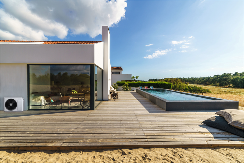 Soluciones de climatización eficiente de Bosch Home Comfort para el máximo confort en la costa