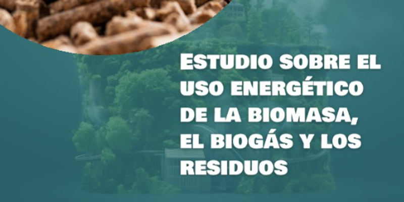 El IDAE publica un estudio sobre el uso energético de biomasa, biogás y residuos en España