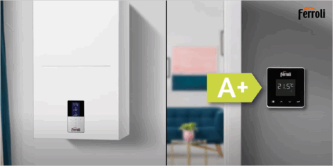 Caldera mural Bluehelix HiTech de Ferroli