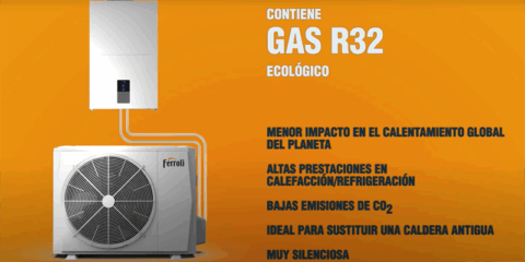 Bomba de calor híbrida Omnia S Hybrid C de Ferroli