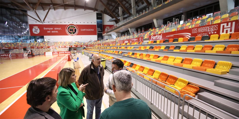 La rehabilitación energética del Palacio de Deportes de Cartagena permitirá un ahorro energético del 30%